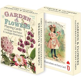 Prospero Art Garden & Flowers Playing Cards