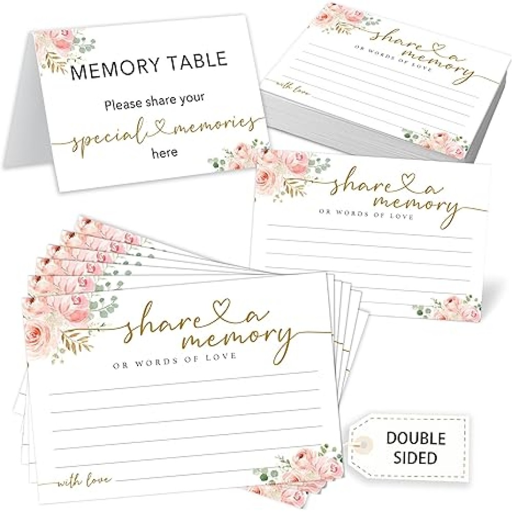 Gold Rose Share a Memory Cards